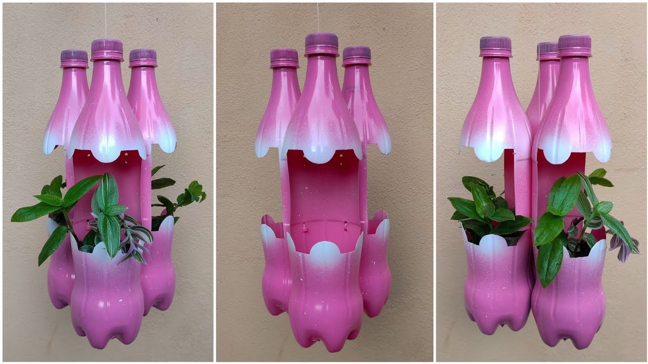 7 ideaa muovipullojen kierrätykseen ja niiden käyttöön kodin sisustuksessa: tämä on erittäin omaperäistä ja kaunista.
