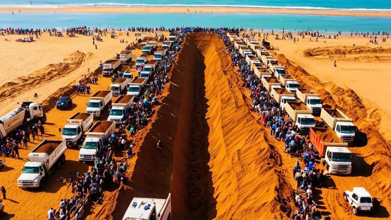 Kaksi maata keskellä aavikkoa, jotka tuovat vuosittain miljoonia tonneja hiekkaa: kyse on sen rakenteesta.