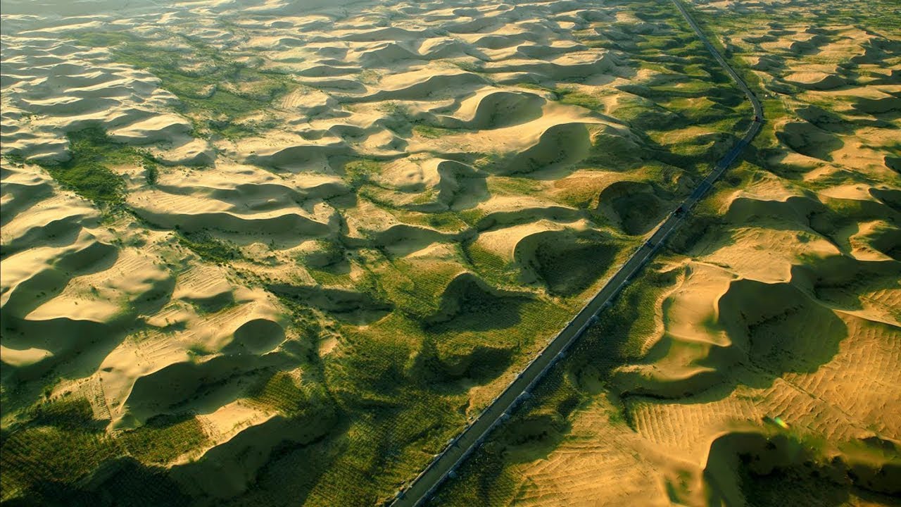 Kiina istuttaa puita aavikon ympärille ja muuttaa biologisen tyhjiön todelliseksi ”aarteeksi”.