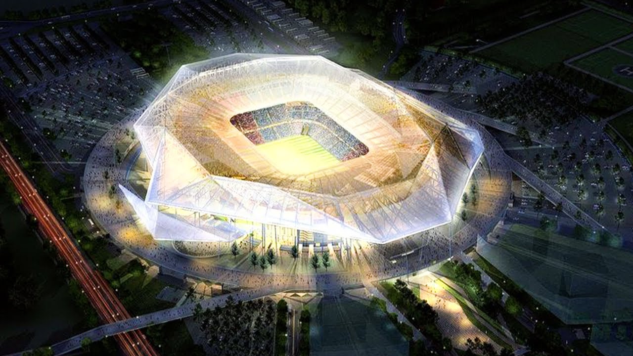 Maailman suurin stadion on rakenteilla: se tulee mahtumaan 135 000 ihmistä ja maksaa 38 miljardia Yhdysvaltain dollaria.